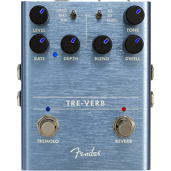 Tre Verb Digital Tremolo and Reverb Effects Pedal