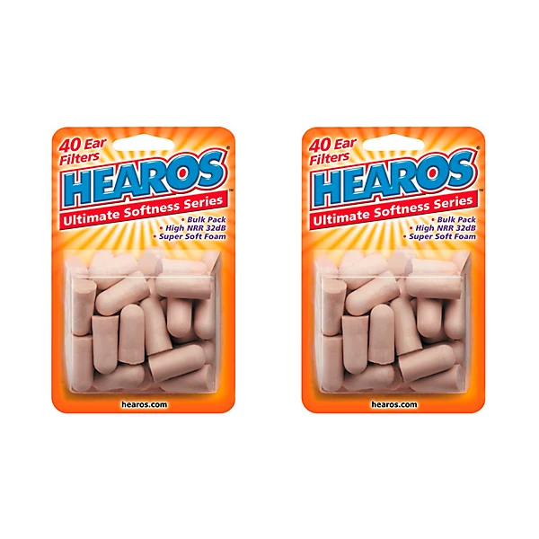 Ultimate Softness Bulk Pack Ear Plugs 20 Pair Pack of 2