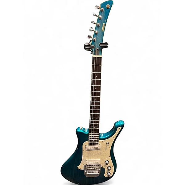 Used 2000 Yamaha SCG 800 Blue Sparkle Solid Body Electric Guitar