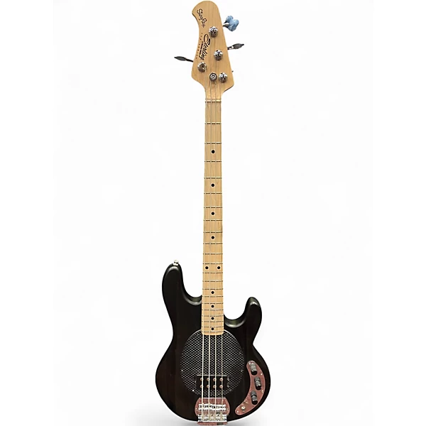 Used Sterling by Music Man Sub 4 Satin Black Electric Bass Guitar