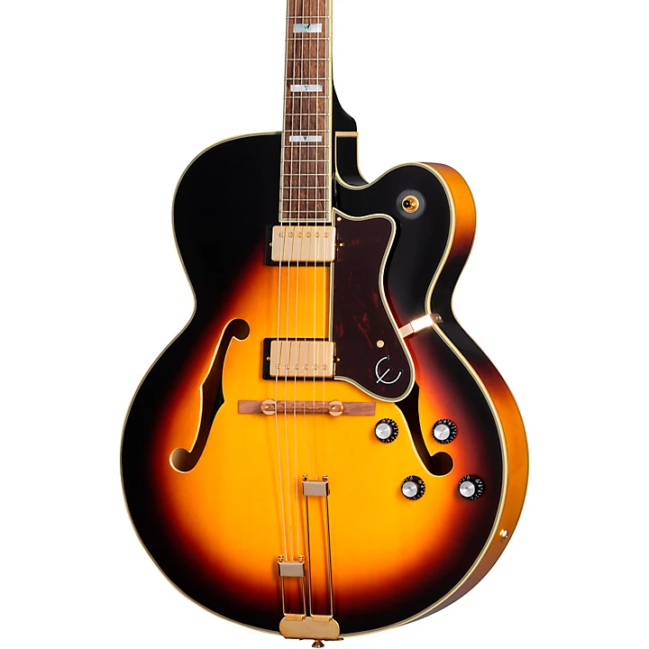 Broadway Hollowbody Electric Guitar Vintage Sunburst