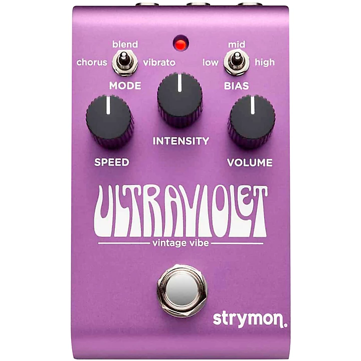 UltraViolet Vintage Vibe Chorus Vibrato Effects Pedal Purple