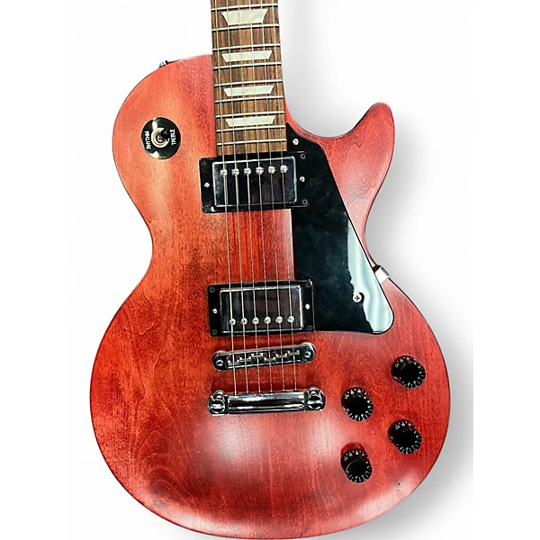 Used Gibson Les Paul Studio Red Solid Body Electric Guitar