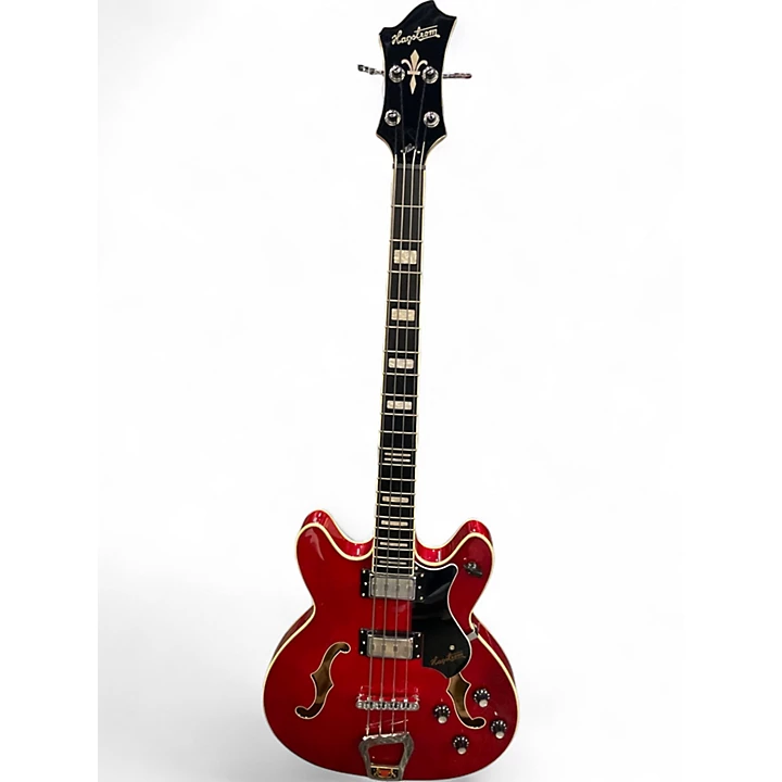Used Hagstrom Viking BASS red Electric Bass Guitar