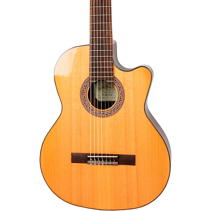 Kremona F65CW 7S VE Nylon String Acoustic Electric Guitar Natural