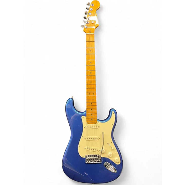Used Fender American Ultra Stratocaster Blue Solid Body Electric Guitar