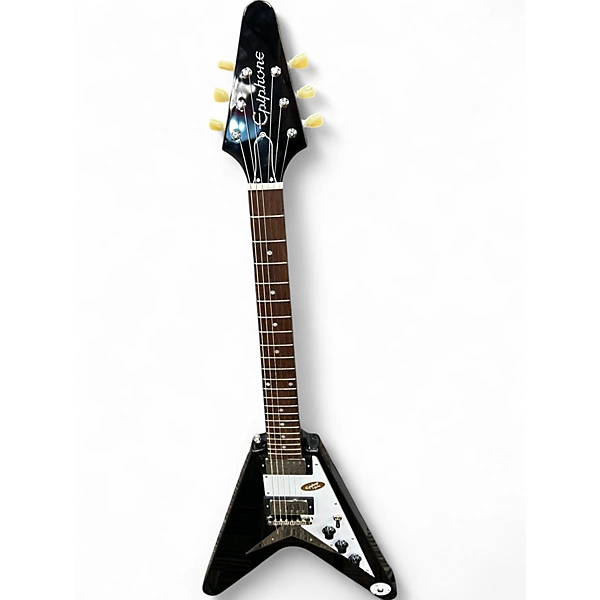 Epiphone Used Epiphone flying V black Solid Body Electric Guitar