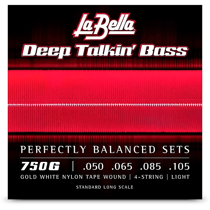 Deep Talkin Gold White Nylon Tape Wound for 4 String Bass