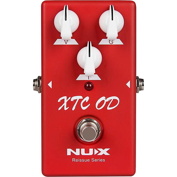 NUX Reissue Series XTC Overdrive Effects Pedal Red