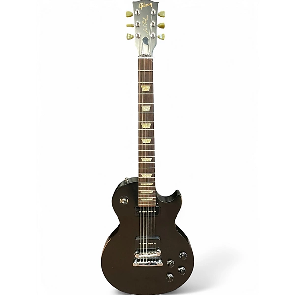 Gibson Used 2010 Gibson Les Paul Tribute Ebony Solid Body Electric Guitar.gc