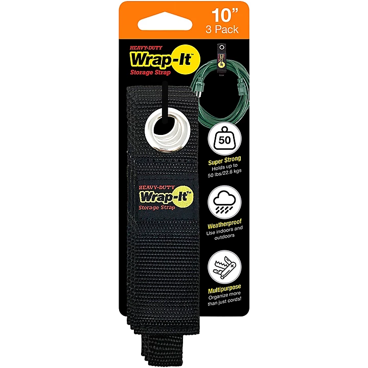 Heavy Duty 10 Cable Strap 3 Pack
