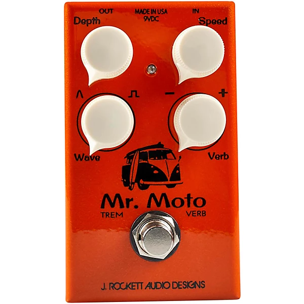 J.Rockett Audio Designs Mr. Moto Tremolo and Reverb Effects Pedal