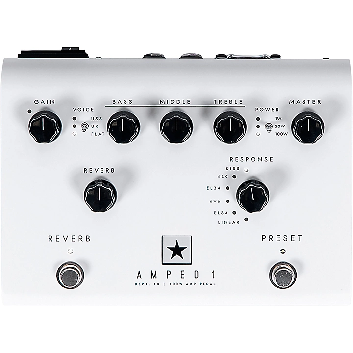DEPT 10 AMPED 1 100W Amp Pedal White