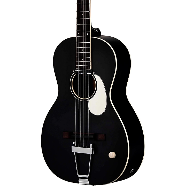 Juniper Parlor Acoustic Electric Guitar Black