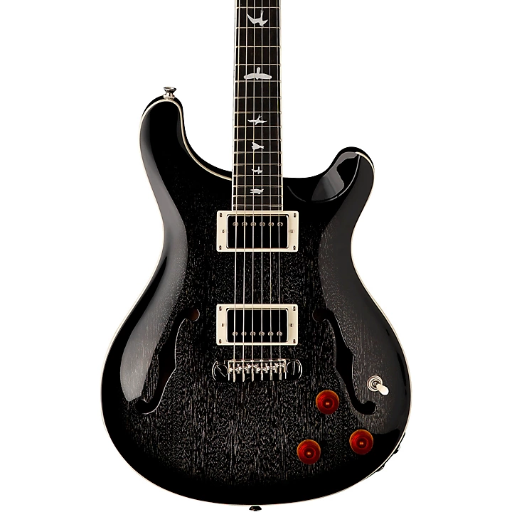 SE Standard Piezo Hollowbody Electric Guitar Dog Hair Smokeburst