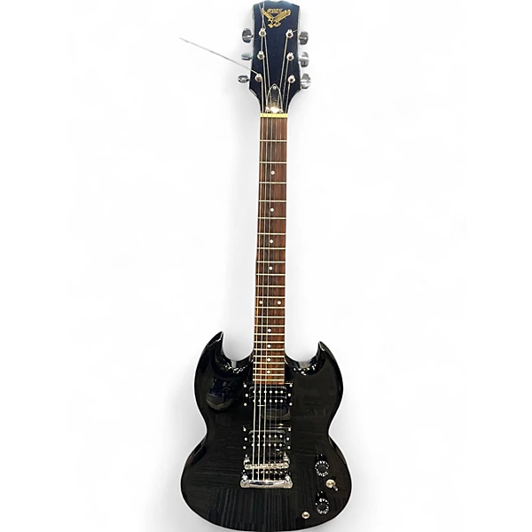 Used S101 Guitars SG Style Black Solid Body Electric Guitar