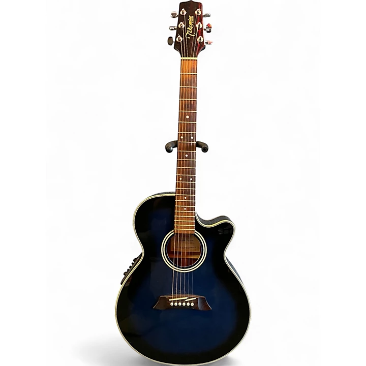 Used Takamine EG560C Blue Burst Acoustic Electric Guitar