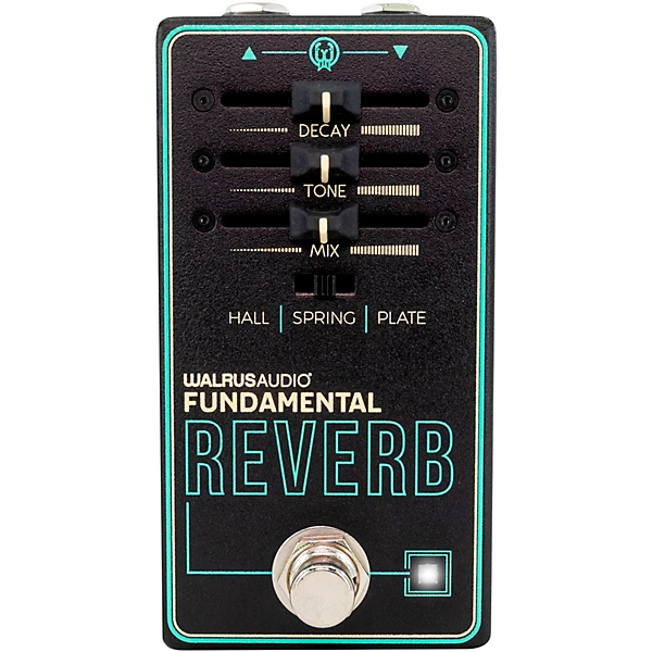 Fundamental Series Reverb Effects Pedal Black