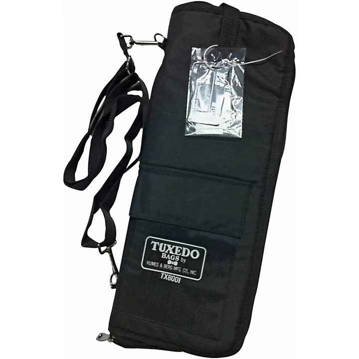 Tuxedo Stick Bag with Shoulder Strap Black