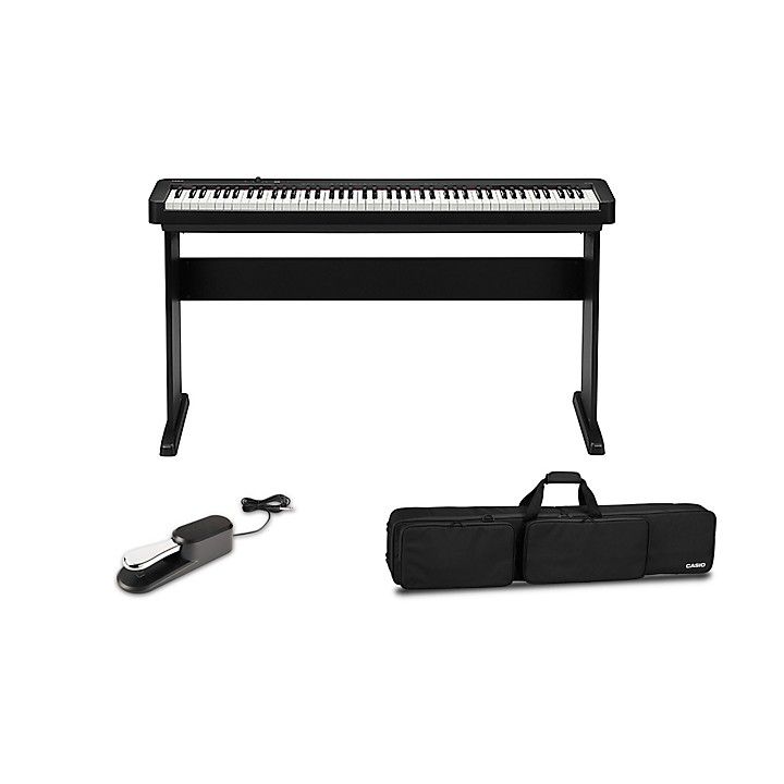 CDP S110 Digital Piano With CS 46 Stand SP 34 Pedal and Bag Black