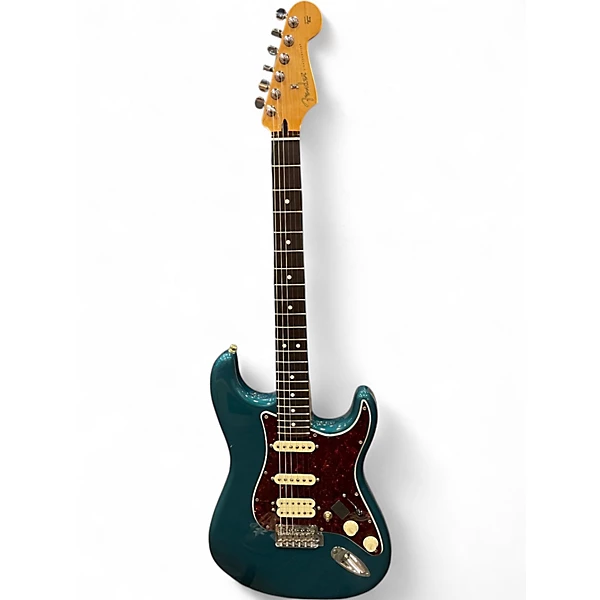 Used Fender player II HSS Turquoise Solid Body Electric Guitar