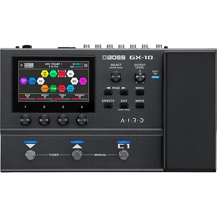 BOSS GX 10 Guitar Effects Processor Black