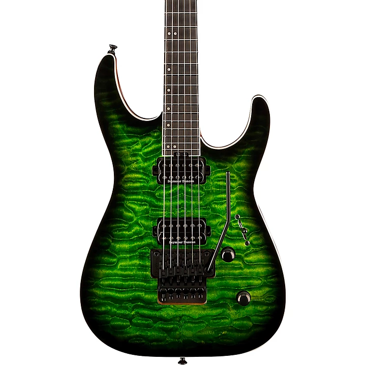 Jackson Pro Plus Series Dinky DKAQ Electric Guitar Emerald Green