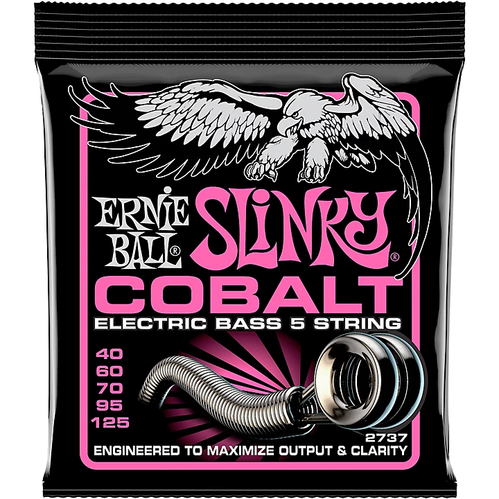 Cobalt Super Slinky 5 String Electric Bass Strings 40