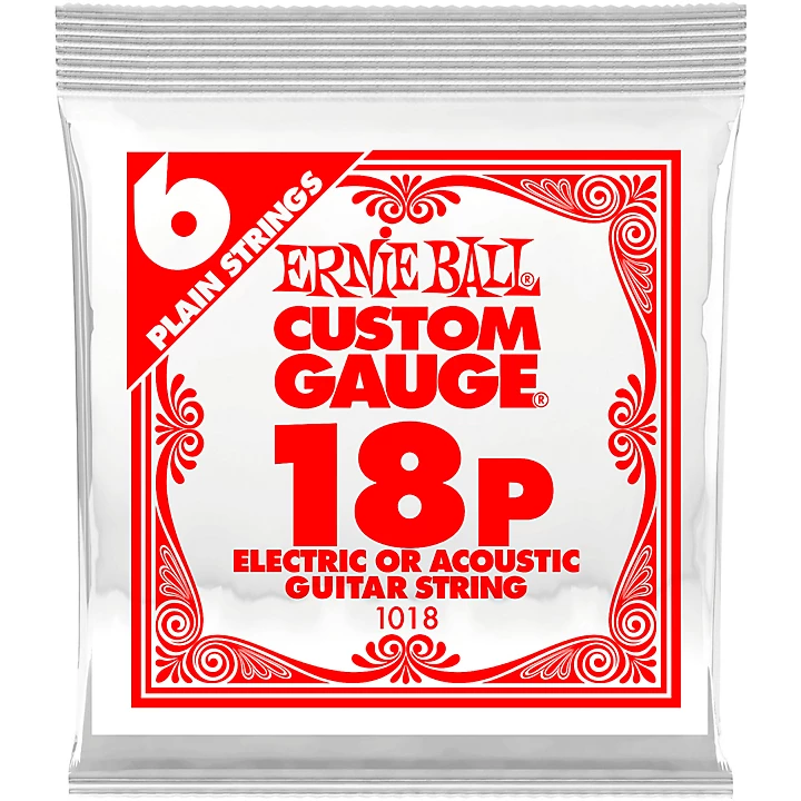 ERNIE BALL 1018 018GA SNGL ELEC STR