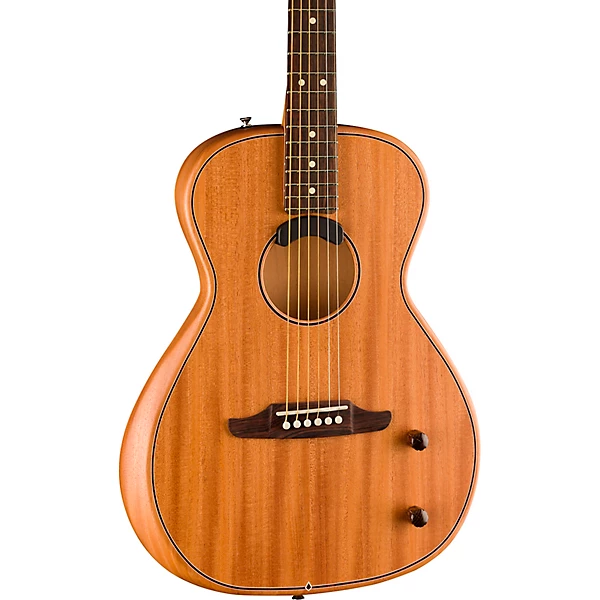 Fender Highway Parlor All Mahogany Acoustic Electric Guitar Natural