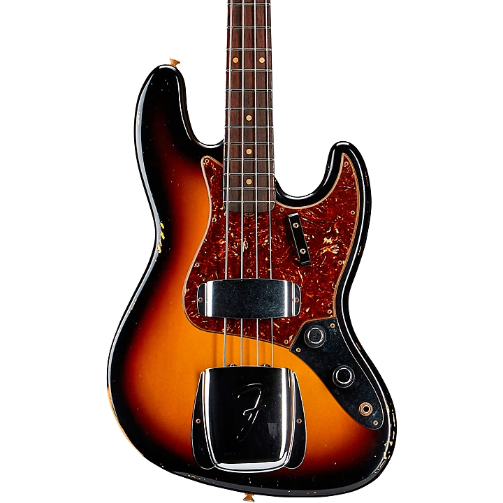 Fender Custom Shop Limited Edition '60 Precision Bass Relic 3 Color Sunburst