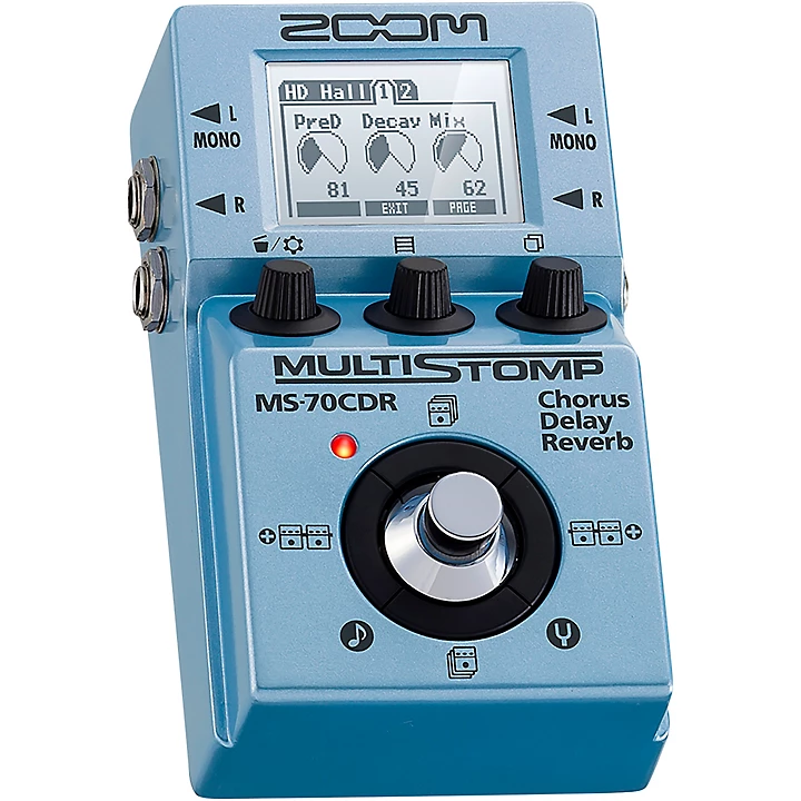 Zoom MS 70CDR MultiStomp Effects Pedal
