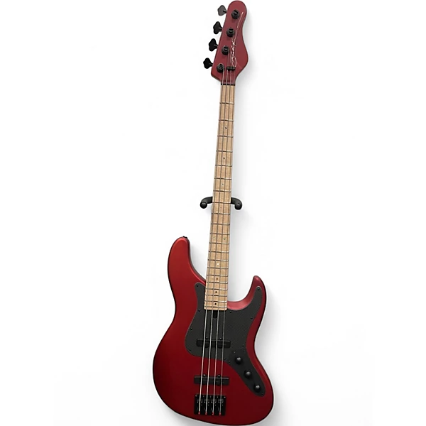 Brubaker Used Brubaker JXB 4 USA RED VELVET Electric Bass Guitar.gc