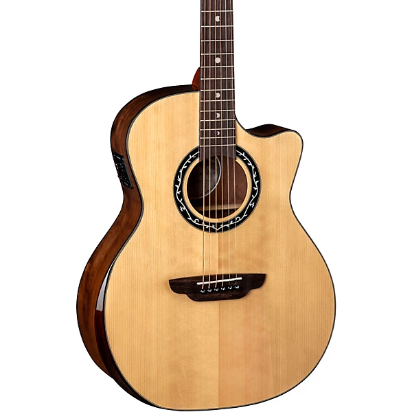 Vineyard Grand Auditorium Acoustic Electric Guitar Natural