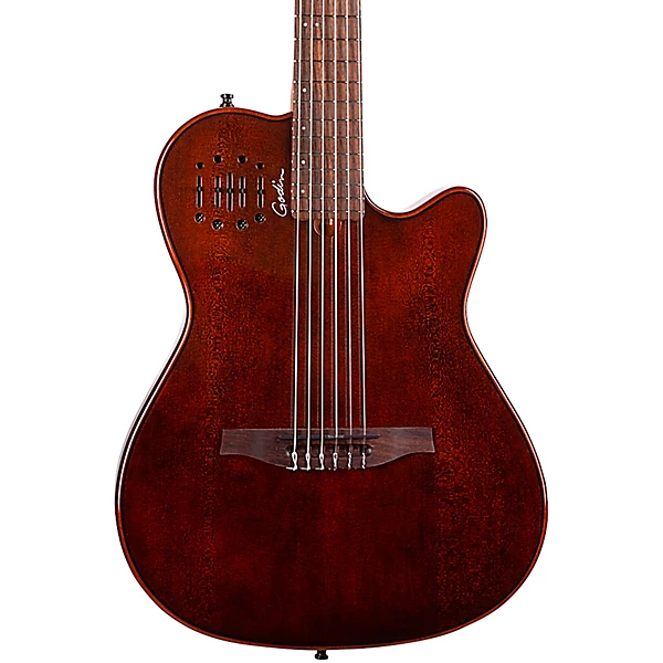 Multiac Mundial Nylon String Acoustic Electric Guitar Kanyon Burst