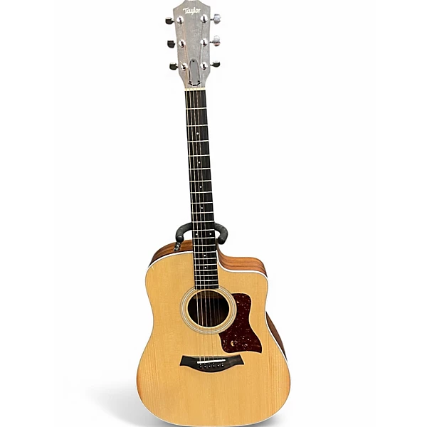 Used Taylor 210CE Natural Acoustic Electric Guitar