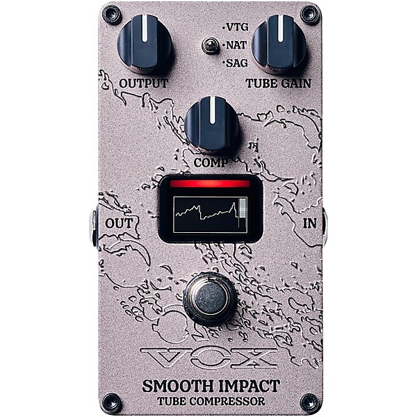 Valvenergy Smooth Impact Compressor Effects Pedal Bronze