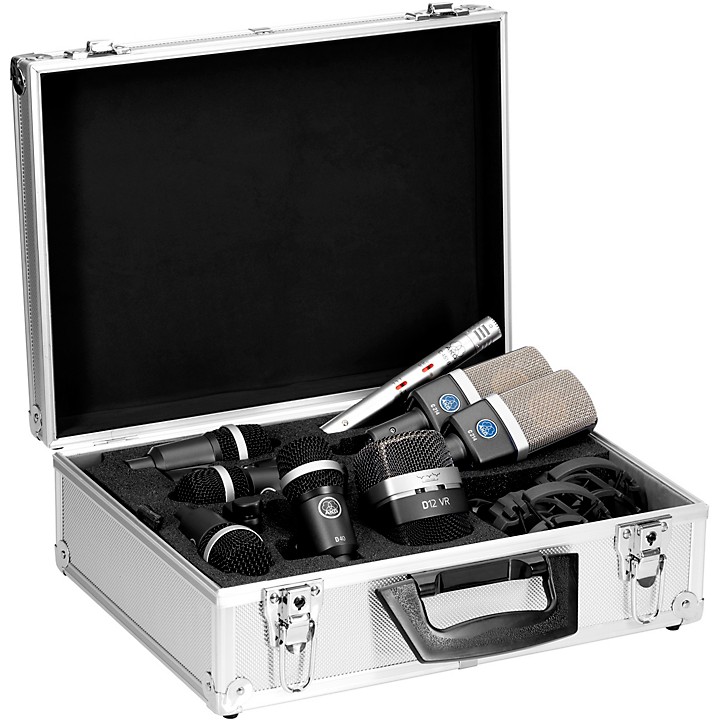 Drumset Premium 8 piece Microphone Set Black