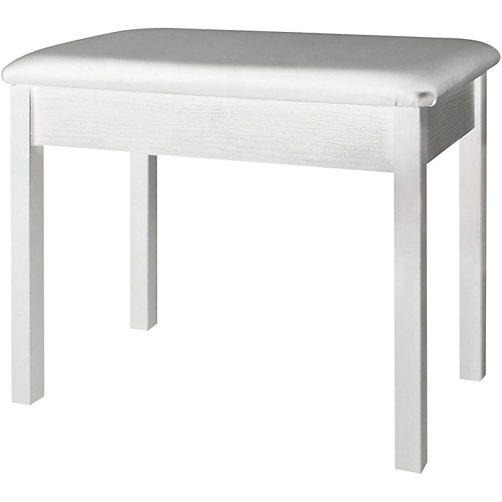 Keyboard Piano Bench White White