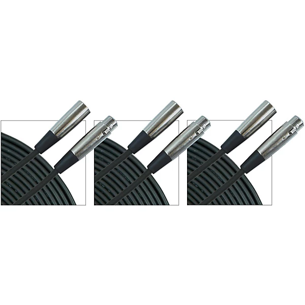 20 Ft XLR Microphone Cable 3 Pack