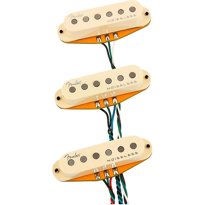 Gen 4 Noiseless Stratocaster Pickups Set of 3 Aged White