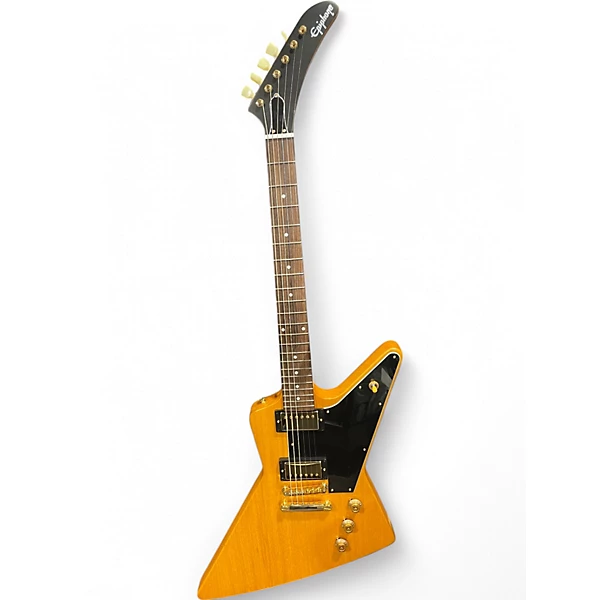 Used Epiphone Korina Explorer Korina Electric Bass Guitar