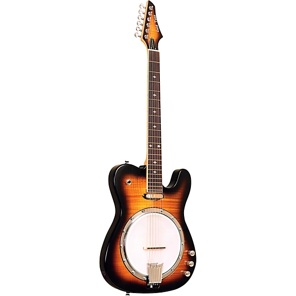 Gold Tone Solid Body Electric Banjitar Level 2 Tobacco Sunburst
