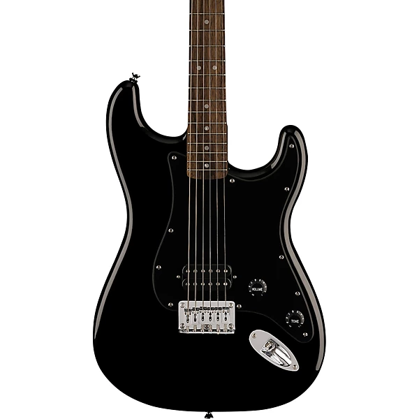 Sonic Stratocaster HT H Laurel Fingerboard Electric Guitar Black