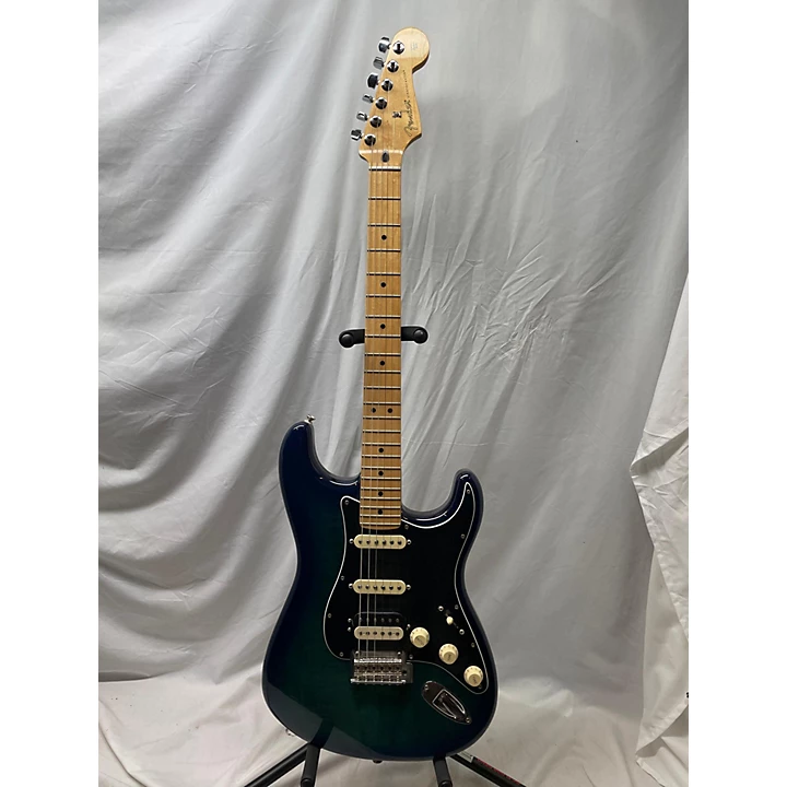 Used Fender Player Stratocaster Blue Solid Body Electric Guitar