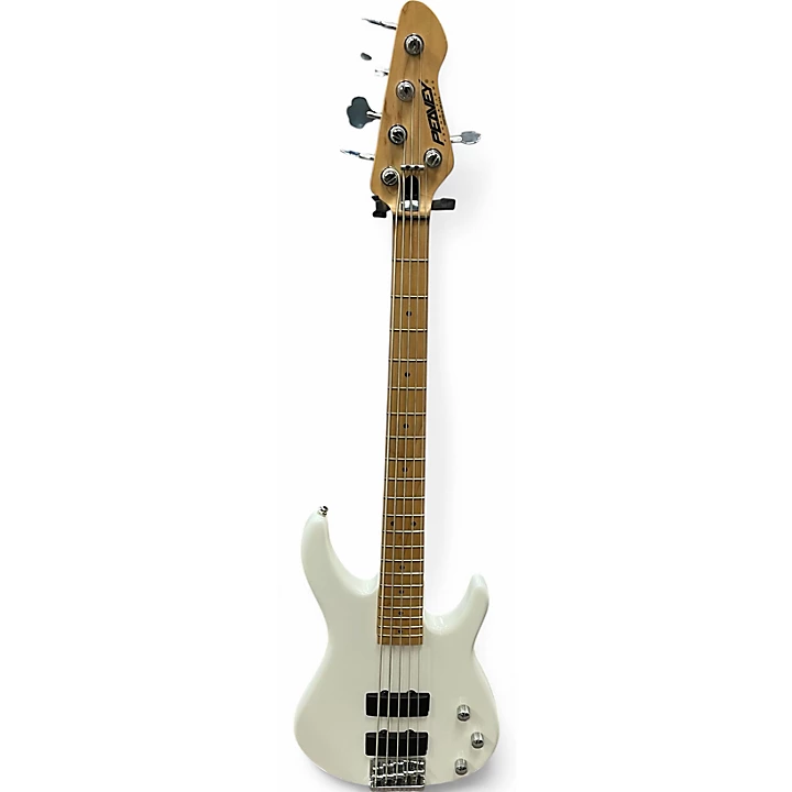 Used Peavey FOUNDATION 5 White Electric Bass Guitar