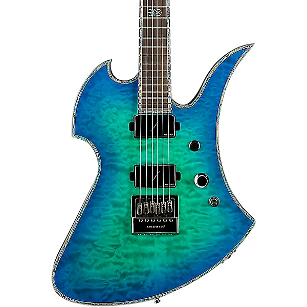 Mockingbird Extreme Exotic with Evertune Bridge Electric Guitar Cyan Blue