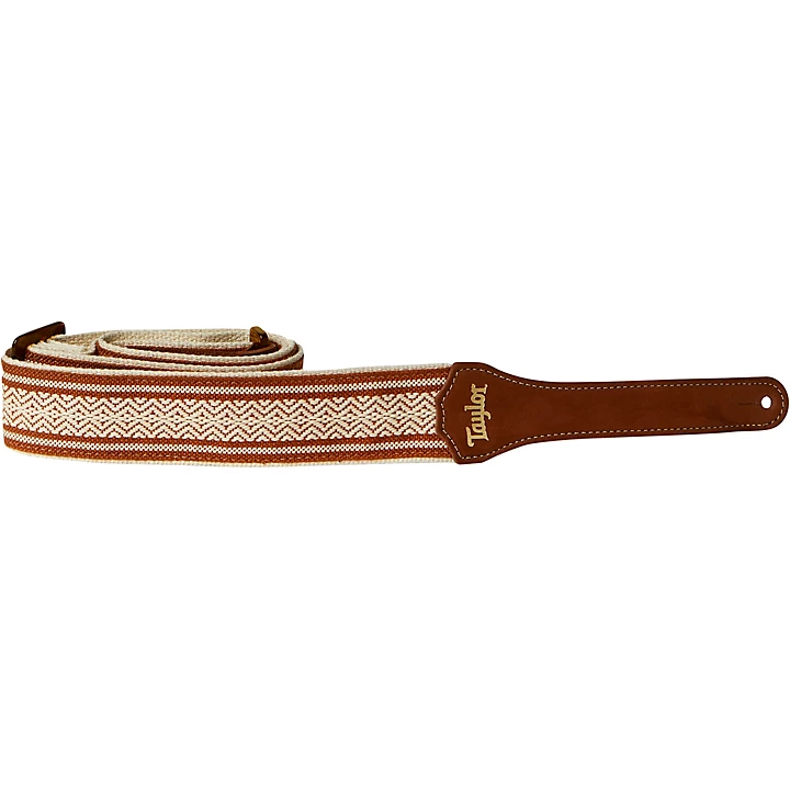 Strap Jacquard Cotton Brown 2 in