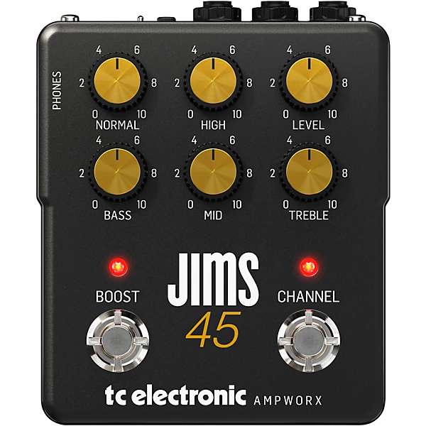 Ampworx JIMS 45 Preamp Pedal Black