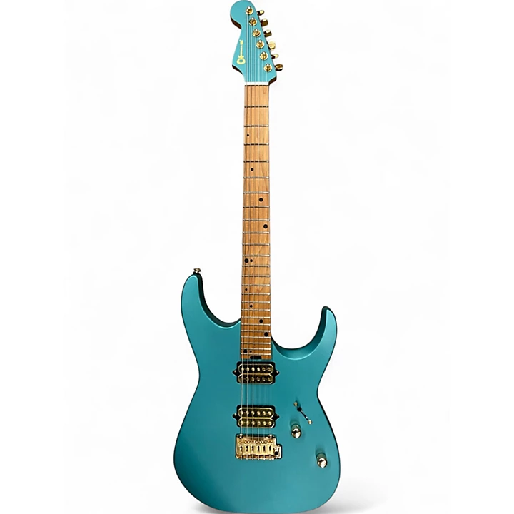 Used Charvel Angel Vivaldi Signature Blue Solid Body Electric Guitar
